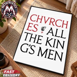Chvrches All The King’s Men New Album Released On January 22 2027 Gallery-Style Poster Canvas