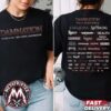 Official Damnation Festival 2026 Lineup T Shirt Manchester BEC Arena November 7 And 8 Cult Of Luna Satyricon Carcass Event Merch