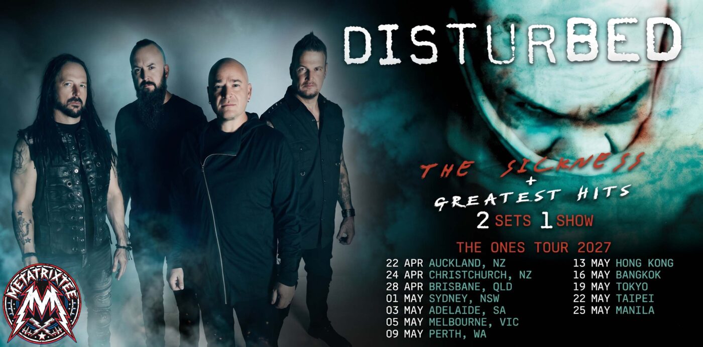 Disturbed Ones Tour 2027 A Landmark Trek Across New Zealand, Australia, and Asia