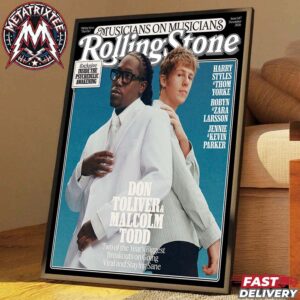 Don Toliver And Malcolm Todd Two of the Year’s Biggest Breakouts Cover Of Rolling Stone For Musicians On Muscians November 2026 Poster Canvas