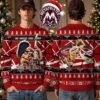 Van Halen Eddie Jump Might As Well Go Ahead Jump Logo Guitar Christmas Gift Custom Ugly Christmas Sweater