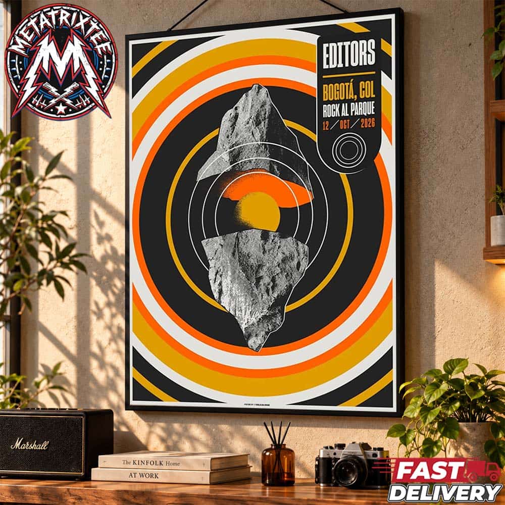 Editors Band Bogota Colombia Concert Poster Tonight For October 12 2026 At Rock Al Parque Premium Poster Canvas Editors Band Bogota Colombia Concert Poster Tonight For October 12 2026 At Rock Al Parque Premium Poster Canvas