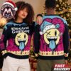 Electric Callboy Smiley Santa Face And My Religion Is Rave 2026 Holiday Ugly Christmas Sweater Electric Callboy Smiley Santa Face And My Religion Is Rave 2026 Holiday Ugly Christmas Sweater