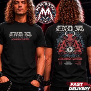 End It Latin American Tour 2026 Tee For October 8 In Mexico To October 17 In Brasil Two Sided Black T-Shirt
