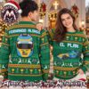 F1 Ayrton Senna World Champion Marlboro Honda Nacional Racing Logos And Helmets 2026 Knitted Ugly Christmas Sweater