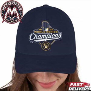 First World Series In Milwaukee Brewers Franchise History MLB Champions 2026 World Series Logo Classic Cap Snapback Hat