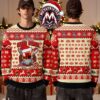 Five Finger Death Punch FDP Knucklehead Skull Pattern XMAS Collectors Edition Ugly Christmas Sweater Five Finger Death Punch FDP Knucklehead Skull Pattern XMAS Collectors Edition Ugly Christmas Sweater