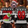 Fulham FC Gnome Christmas Tree Team Shield And Slogan Graphic Pattern Gift For Fan Knitted Ugly Christmas Sweater Fulham FC Gnome Christmas Tree Team Shield And Slogan Graphic Pattern Gift For Fan Knitted Ugly Christmas Sweater