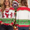 Grateful Dead Dancing Bears Santa Claus Hat Fair Isle Dot Pattern Ugly Christmas Sweater Gift For Holiday 2026 Grateful Dead Dancing Bears Santa Claus Hat Fair Isle Dot Pattern Ugly Christmas Sweater Gift For Holiday 2026