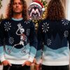 Grateful Dead Steal Your Face Skull And Dancing Bears Cosmic Starry Personalized Christmas 2026 Holiday Ugly Christmas Sweater