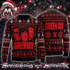 Green Day Band Chicago 1994 Dookie Graphic Green Black Fair Isle Pattern Gift For Fan Knitted Ugly Christmas Sweater Green Day Band Chicago 1994 Dookie Graphic Green Black Fair Isle Pattern Gift For Fan Knitted Ugly Christmas Sweater