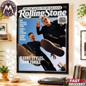 Harry Styles And Thom Yorke On Songwriting How Not To Repeat Yourself and the Magic of Radiohead Cover Rolling Stone’s Musicians on Musicians November 2026 Poster Canvas