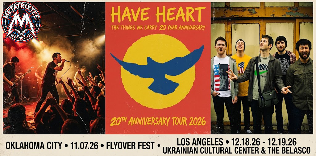 Have Heart’s ‘The Things We Carry’ at 20 Tour Heads to Oklahoma City and Los Angeles