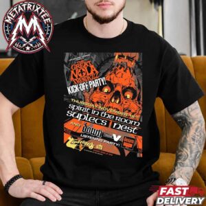 Housecore Horror Presents The Great NOLA Trendkill Kick-Off Party Poster For Thursday November 19th 2026 At Tipitina’s In New Orleans Short Black T-Shirt