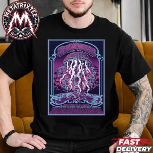 Hulaween 2026 Festival Ben Kwok Artwork Poster Lineup For Live Oak Florida At Spirit of the Suwannee Music Park On October 22-25 2026 Short Black T-Shirt
