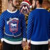 Ipswich Town FC Horse Crest Logo Blue Knitted Personalized Christmas 2026 Holiday Ugly Christmas Sweater