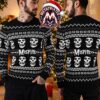 Misfits Crimson Ghost Fiend Skull Bones Holiday Christmas Xmas Ugly Christmas Sweater Misfits Crimson Ghost Fiend Skull Bones Holiday Christmas Xmas Ugly Christmas Sweater