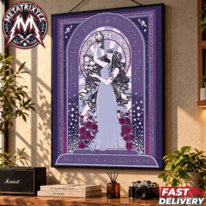 Johnny Blue Skies Brooklyn NY Mutiny for the Masses 2026 Tour Gig Poster For October 16 2026 At Barclays Center Gallery-Style Poster Canvas