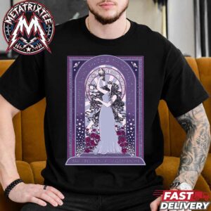 Johnny Blue Skies Brooklyn NY Mutiny for the Masses 2026 Tour Gig Poster For October 16 2026 At Barclays Center Short Black T-Shirt