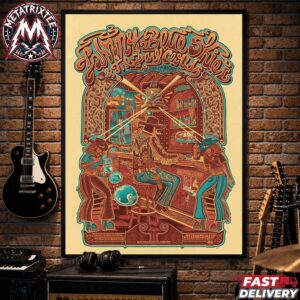 Johnny Blue Skies Philadelphia Mutiny for the Masses 2026 Tour Concert Poster For Xfinity Mobile Arena In PA On October 15th 2026 Gallery-Style Poster Canvas