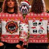 KISS Band Holiday Photoshoot In Snow With Christmas Trees Gift For Fan Knitted Ugly Christmas Sweater KISS Band Holiday Photoshoot In Snow With Christmas Trees Gift For Fan Knitted Ugly Christmas Sweater