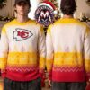 Jacksonville Jaguars NFL Jaguar Logo Reindeer Pine Tree Pattern 2026 Knitted Ugly Christmas Sweater