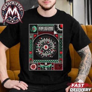 King Gizzard and the Lizard Wizard Sydney 2026 Show Poster For Australia At Moore Park On Wednesday October 14th 2026 At Hordern Pavilion And Liberty Hall Short Black T-Shirt
