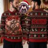 Kreator Mascot Face And Santa Is Real Christmas Gift Custom Ugly Christmas Sweater Kreator Mascot Face And Santa Is Real Christmas Gift Custom Ugly Christmas Sweater