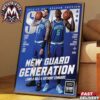 LaMelo Ball And Anthony Edwards SLAM 265 Magazine New Guard Generation Cover In Minnesota Timberwolves Uniforms High-Quality Poster Canvas