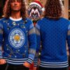 Leicester City FC Fox Head Emblem Cable Knit Holiday Ugly Christmas Sweater Gift For Holiday 2026 Leicester City FC Fox Head Emblem Cable Knit Holiday Ugly Christmas Sweater Gift For Holiday 2026