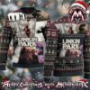 Green Day Rock Band Graphic Holiday Pine Tree And Reindeer Pattern Gift For Fan Knitted Ugly Christmas Sweater Green Day Rock Band Graphic Holiday Pine Tree And Reindeer Pattern Gift For Fan Knitted Ugly Christmas Sweater