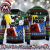 Linkin Park Hybrid Theory Album Cover Art And Band Members Pattern Knitted Ugly Christmas Sweater