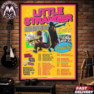 Little Stranger Broken Boys Tour 2026 Poster Dates List Kicks Off In Wilmington NC On July 23 To Washington DC On September 13 Premium Poster Canvas
