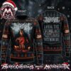 Lorna Shore Band I Cant Escape The Dark Within Tormented Figure Graphic Print 2026 Knitted Ugly Christmas Sweater