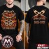 Metallica Horned Mohawk Skull Tee Life Burns Faster Sphere Las Vegas Concert Tour Dates 2026 2027 Two Sided Heavy Metal Band T-Shirt Metallica Horned Mohawk Skull Tee Life Burns Faster Sphere Las Vegas Concert Tour Dates 2026 2027 Two Sided Heavy Metal Band T-Shirt