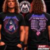 Metallica Life Burns Faster Sphere Las Vegas NV Concert Tour Dates 2026 2027 Two Sided Heavy Metal Band T-Shirt