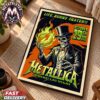 Metallica Weekend Five Pop Up Poster By Pedro Correa Life Burns Faster 2026 Two Night For October 29th And 31st In Sphere Las Vegas Premium Poster Canvas