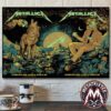 Life Burns Faster Show Night 8 Weekend Four WolfSkullJack Poster Metallica October 24th In Las Vegas Nevada Premium Poster Canvas Life Burns Faster Show Night 8 Weekend Four WolfSkullJack Poster Metallica October 24th In Las Vegas Nevada Premium Poster Canvas