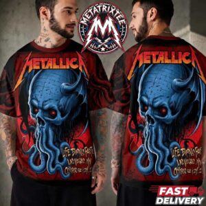 Metallica Weekend Four Life Burns Faster Pop-up Event Poster Art By Maxx242 For October 22nd And 24th In Las Vegas Nevada All Over Print T-Shirt