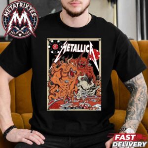 Metallica Weekend Two Night One Poster By Squindo Life Burns Faster For At Sphere Las Vegas On October 8 2026 Short Black T-Shirt