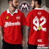 Millencolin Softcore Ltd Since 1992 Sweden Jersey Polo Shirt Black And White Striped Referee Style Skate Punk Band Merch Blokecore Top