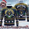 Milwaukee Brewers 2026 World Series Champions Baseball Trophy And Helmet Dark Navy Knitted Ugly Christmas Sweater Milwaukee Brewers 2026 World Series Champions Baseball Trophy And Helmet Dark Navy Knitted Ugly Christmas Sweater