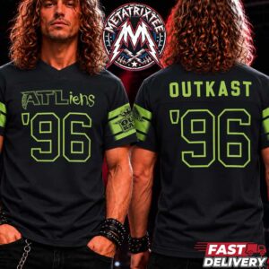 Mitchell And Ness NFL Atlanta Falcons x Outkast Band ATLiens 30th Anniversary Jersey Shirt