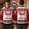 Motley Crue Rock Band Allister Fiend Mascot And Dr Feelgood Dagger 2026 Knitted Ugly Christmas Sweater