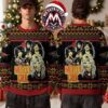 Motley Crue Rock Band Allister Fiend Mascot And Dr Feelgood Dagger 2026 Knitted Ugly Christmas Sweater