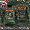 MxPx Santa Character with Christmas Lights And Snowflakes Pattern Personalized Christmas 2026 Holiday Ugly Christmas Sweater MxPx Santa Character with Christmas Lights And Snowflakes Pattern Personalized Christmas 2026 Holiday Ugly Christmas Sweater