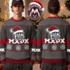 MxPx Santa Character with Christmas Lights And Snowflakes Pattern Personalized Christmas 2026 Holiday Ugly Christmas Sweater MxPx Santa Character with Christmas Lights And Snowflakes Pattern Personalized Christmas 2026 Holiday Ugly Christmas Sweater