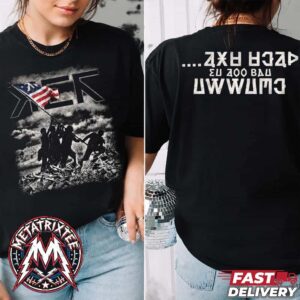 My Chemical Romance Hollywood Bowl 2026 Iwo Jima Flag Raising Tee For The Black Parade 20th Anniversary Tour Los Angeles CA On October 21st 23rd 24th Two Sided T-Shirt