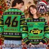 MoneyGram Haas F1 Team Racing Red White Snowflake Reindeer Pattern Gift For Fan Knitted Ugly Christmas Sweater
