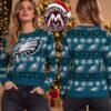 Misfits Skeleton Santa I Want Your Skulls I Need Your Skulls Horror Punk 2026 Knitted Ugly Christmas Sweater